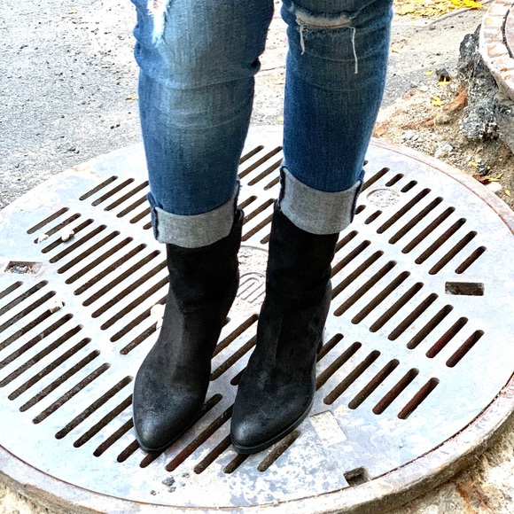 Elena Lachi Ankle boot in Hombre Black Leather - Picture 4 of 8